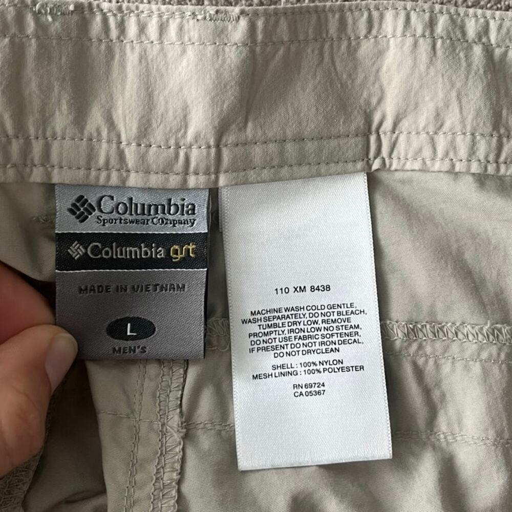 Columbia Convertible Hiking Cargo Utility Nylon Pants Gorpcore Mens Size Large - Picture 5 of 11
